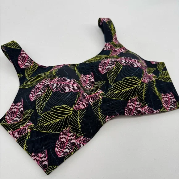 Knix Catalyst High-Impact Sports Bra Rare Print Electric‎ Aloha 7+